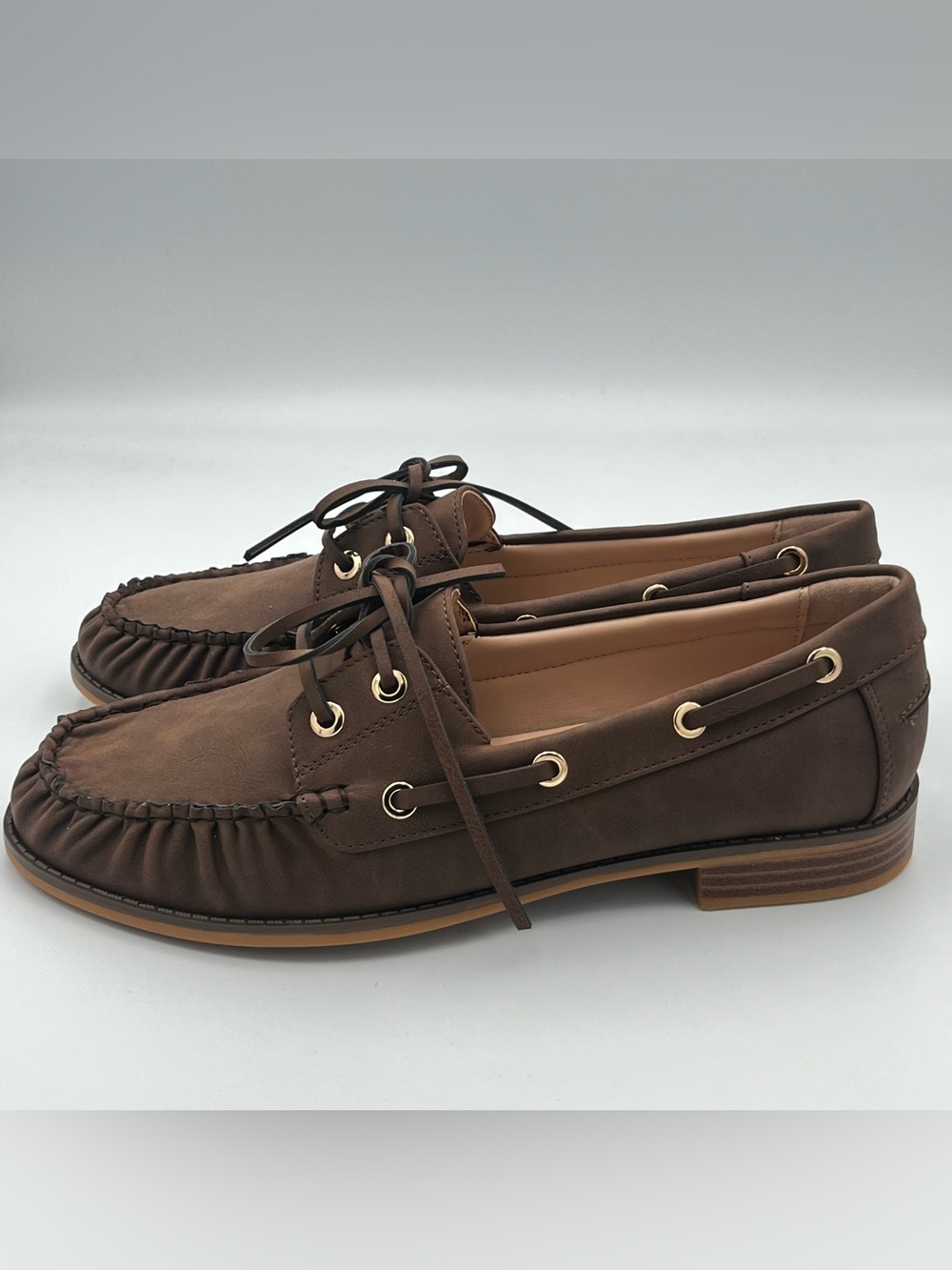 Sonoma Doriann Boat Shoes Business Casual Preppy Women’s Brown Various Sizes - Picture 2 of 7